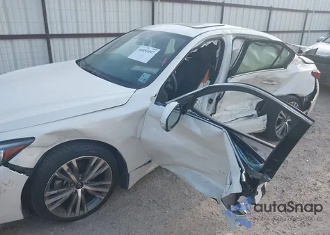 2021 Infiniti Q50 Sensory из США, поврежденный, VIN JN1EV7CP6MM701409